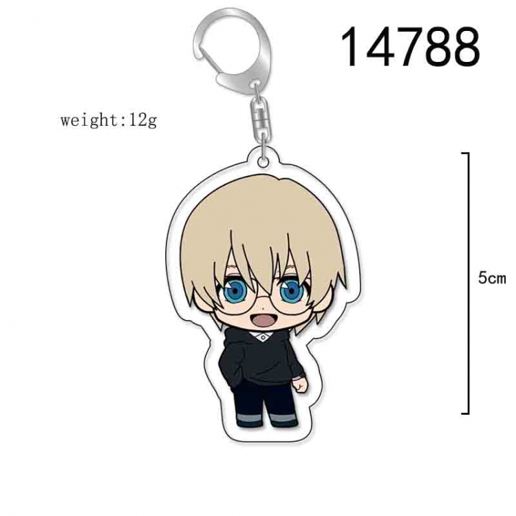 Kekkai Sensen Anime Acrylic Keychain Charm price for 5 pcs 14788