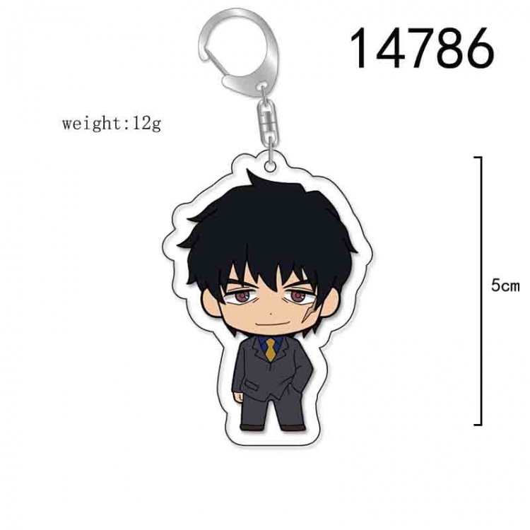 Kekkai Sensen Anime Acrylic Keychain Charm price for 5 pcs 14786