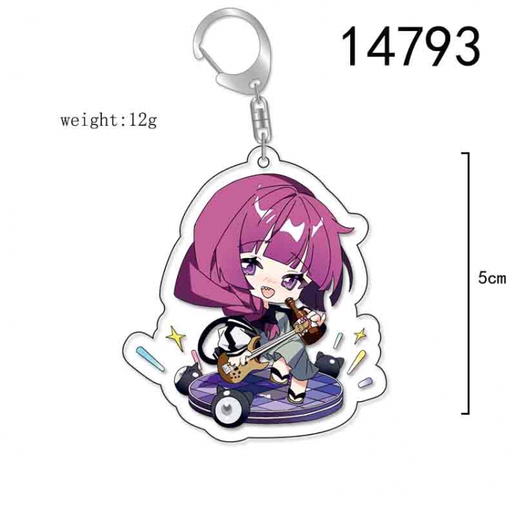 BOCCHI THE ROCK! Anime Acrylic Keychain Charm price for 5 pcs 14793