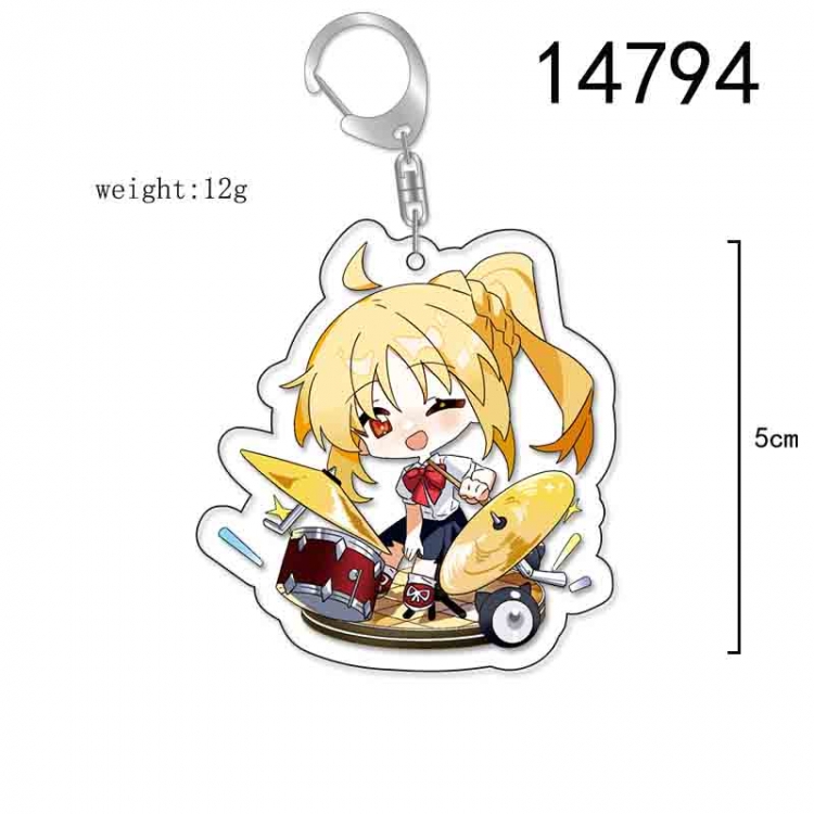 BOCCHI THE ROCK! Anime Acrylic Keychain Charm price for 5 pcs 14794