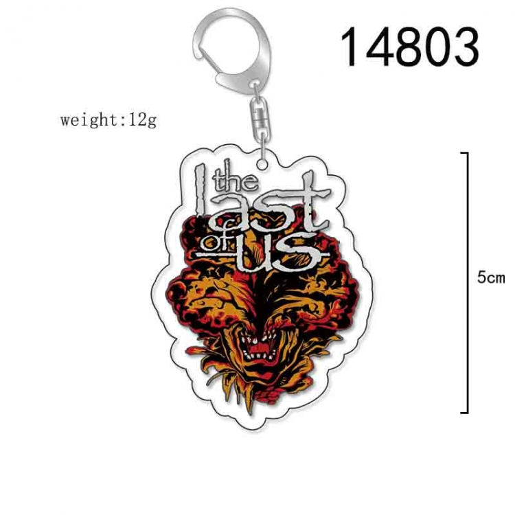 he Last of Us Anime Acrylic Keychain Charm price for 5 pcs 14803