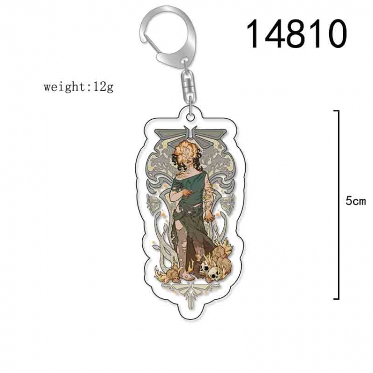 he Last of Us Anime Acrylic Keychain Charm price for 5 pcs 14810