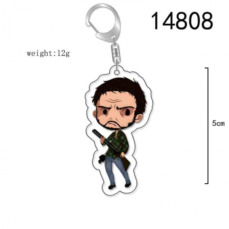 he Last of Us Anime Acrylic Keychain Charm price for 5 pcs 14808