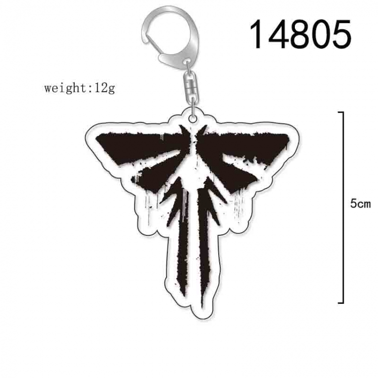 he Last of Us Anime Acrylic Keychain Charm price for 5 pcs 14805