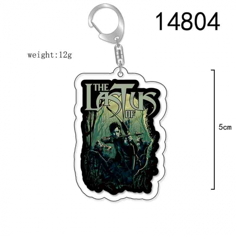 he Last of Us Anime Acrylic Keychain Charm price for 5 pcs 14804