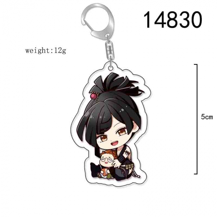 JigokuRaku Anime Acrylic Keychain Charm price for 5 pcs 14830