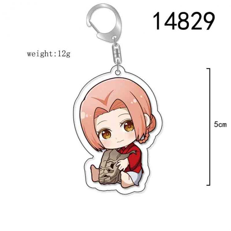 JigokuRaku Anime Acrylic Keychain Charm price for 5 pcs 14829