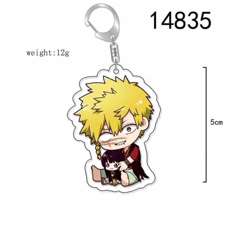 JigokuRaku Anime Acrylic Keychain Charm price for 5 pcs 14835