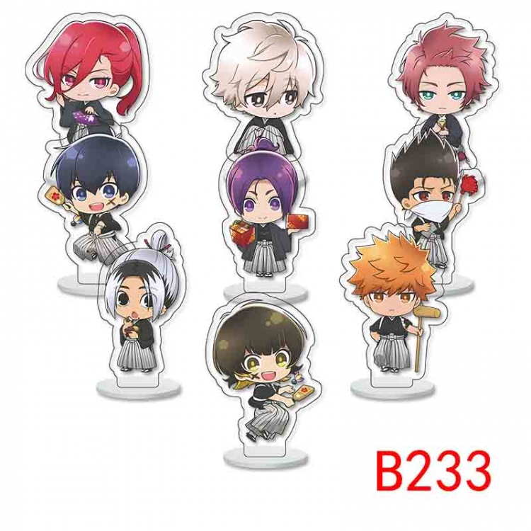 BLUE LOCK  Anime Character acrylic Small Standing Plates  Keychain 6cm a set of 9 B233