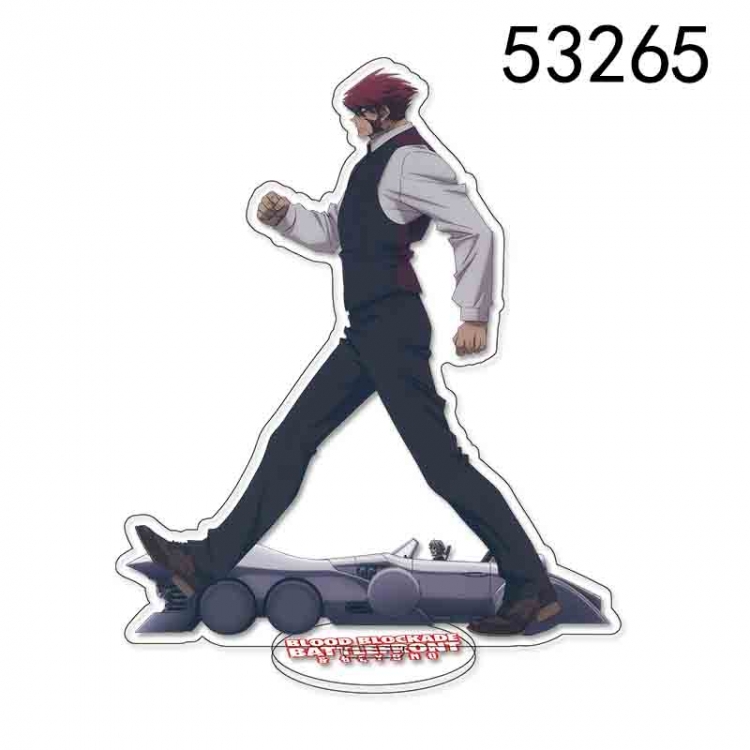 Kekkai Sensen Anime characters acrylic Standing Plates Keychain 15CM 53265