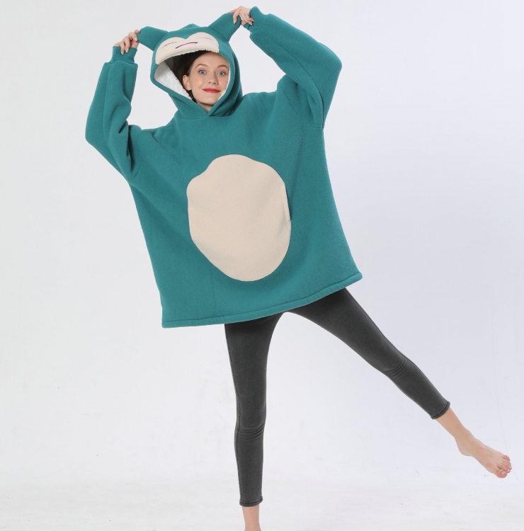 Pokemon Cartoon TV Sweater Loose Sleepwear Warm Sweater One size  price for 2 pcs
