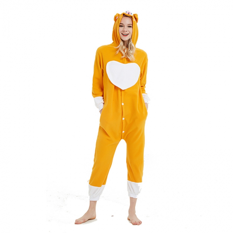 Love dog Animal cartoon series COS performance suit, fleece one piece pajamas from S to XL