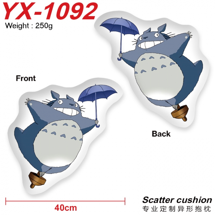 TOTORO Crystal plush shaped plush doll pillows and cushions 40CM  YX-1092