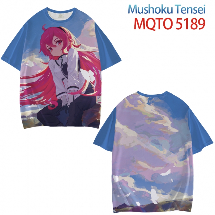 Mushoku Tensei Full color printed short sleeve T-shirt from XXS to 4XL MQTO5189