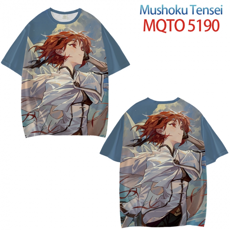 Mushoku Tensei Full color printed short sleeve T-shirt from XXS to 4XL MQTO5190