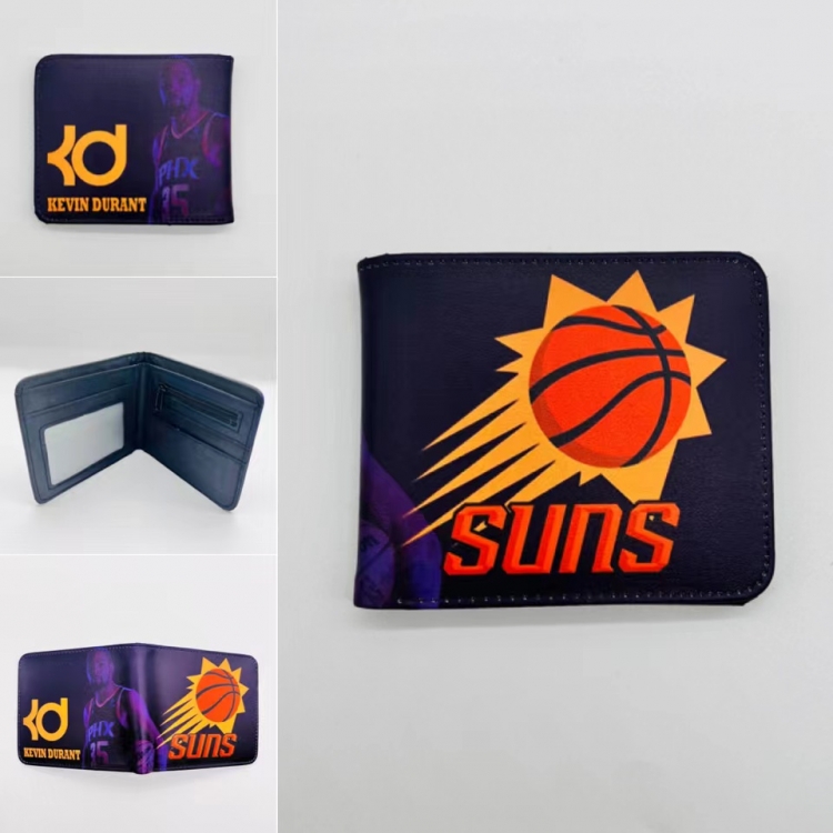 NBA Full color Two fold short card case wallet 11X9.5CM