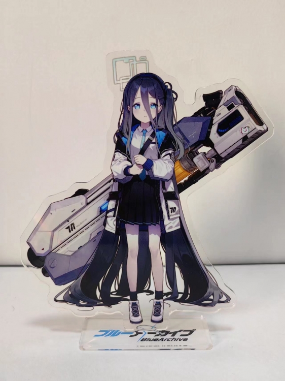 Blue Archive Anime Laser Acrylic Humanoid keychain Standing Plates
