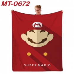 Super Mario  Anime flannel bla...
