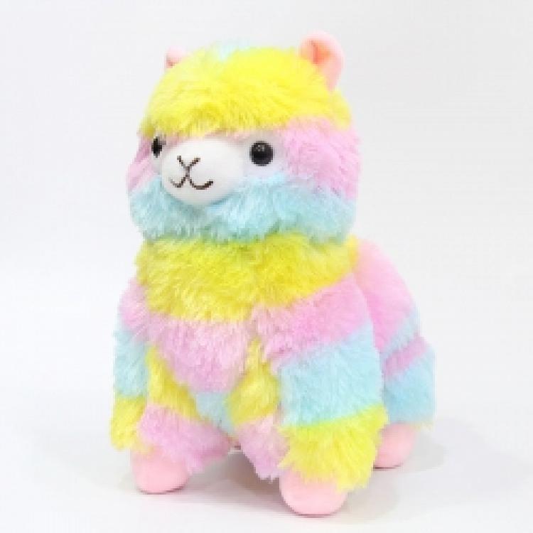 Rainbow Horse Alpaca Plush toy doll 46cm