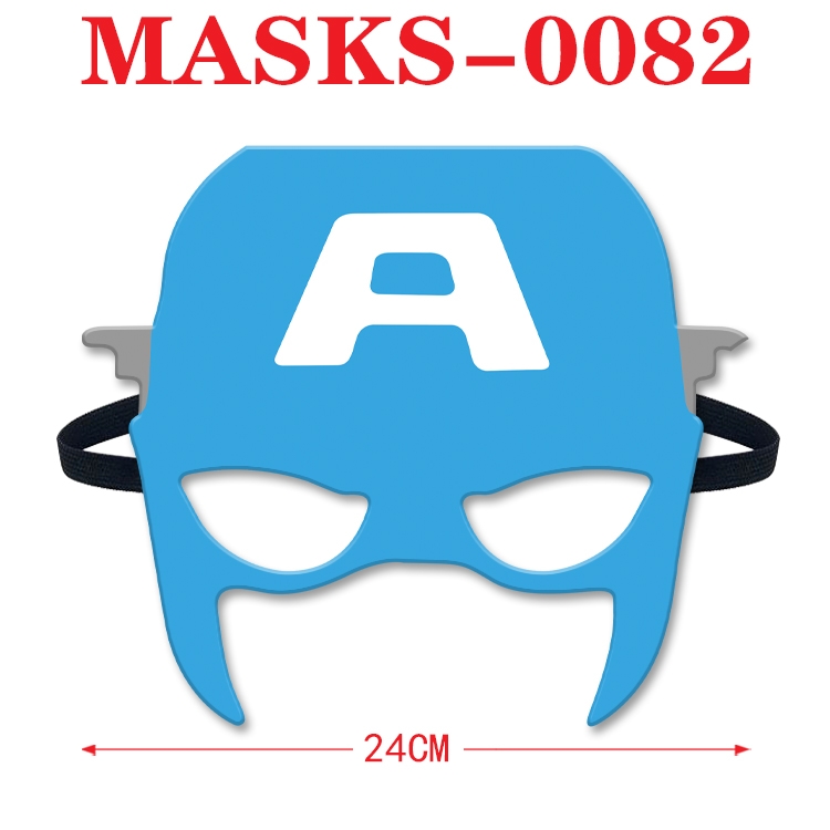 Superhero Anime cosplay felt funny mask 24cm with elastic adjustment size MASKS-0082