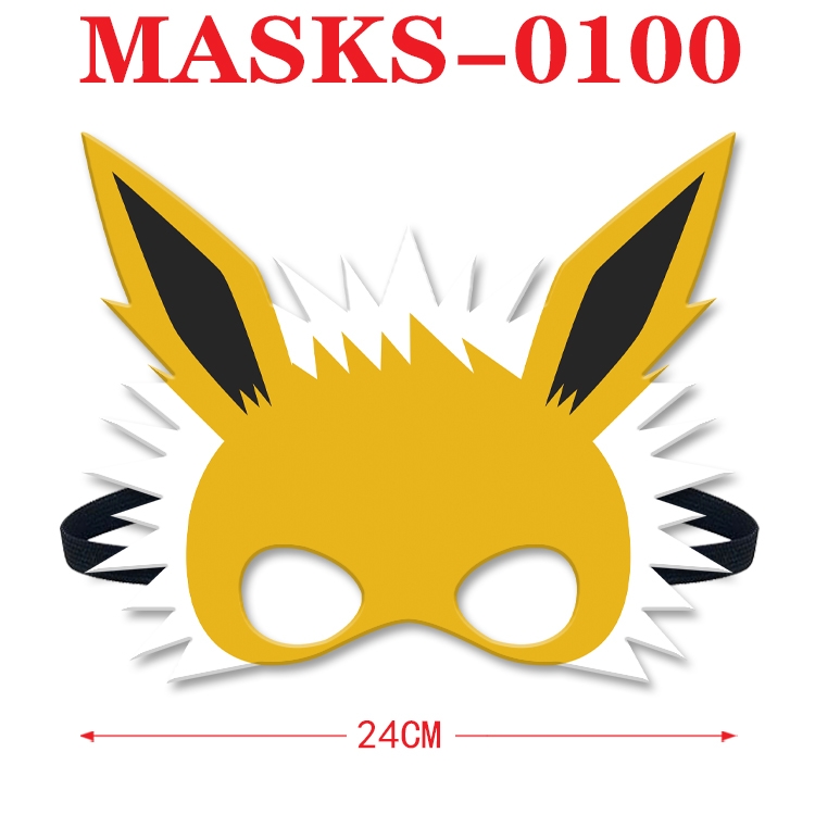 Pokemon Anime cosplay felt funny mask 24cm with elastic adjustment size  MASKS-0100