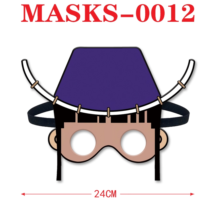 One Piece Anime cosplay felt funny mask 24cm with elastic adjustment size MASKS-0012