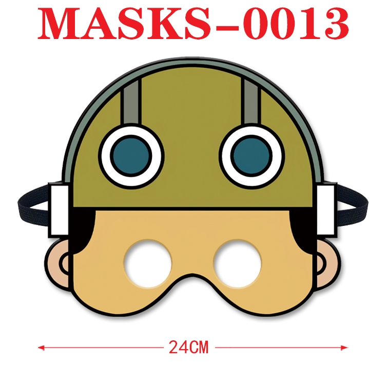 One Piece Anime cosplay felt funny mask 24cm with elastic adjustment size  MASKS-0013