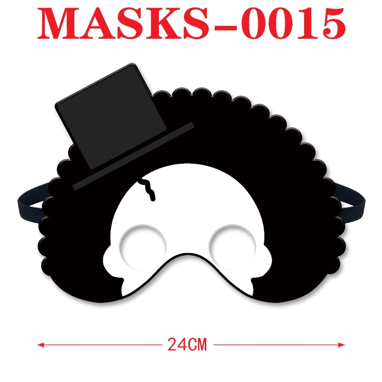 One Piece Anime cosplay felt funny mask 24cm with elastic adjustment size  MASKS-0015