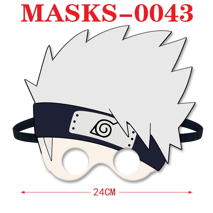 Naruto Anime cosplay felt funny mask 24cm with elastic adjustment size MASKS-0043