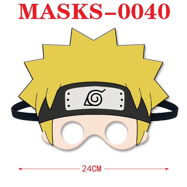 Naruto Anime cosplay felt funny mask 24cm with elastic adjustment size  MASKS-0040