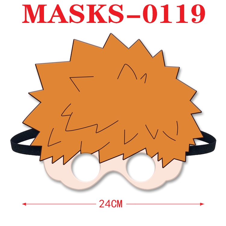 BLUE LOCK Anime cosplay felt funny mask 24cm with elastic adjustment size  MASKS-0119
