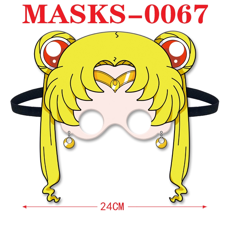 sailormoon Anime cosplay felt funny mask 24cm with elastic adjustment size MASKS-0067