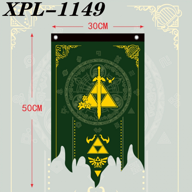 The Legend of Zelda Anime Alien Retro Flag Prop 30X50cm XPL-1149