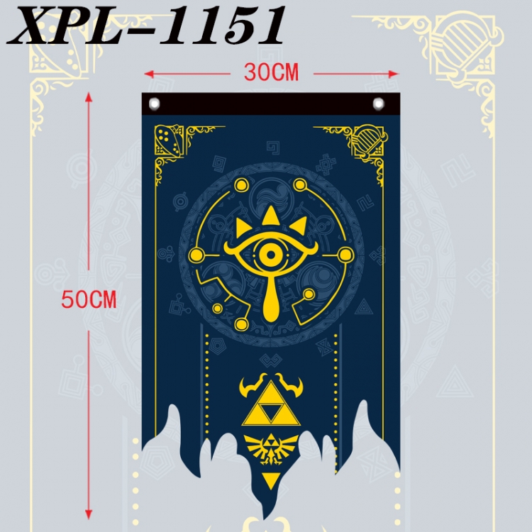 The Legend of Zelda Anime Alien Retro Flag Prop 30X50cm XPL-1151
