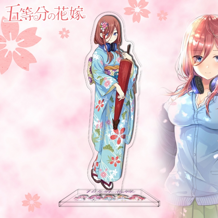 The Quintessential Quintuplets Anime characters acrylic Standing Plates Keychain 16cm