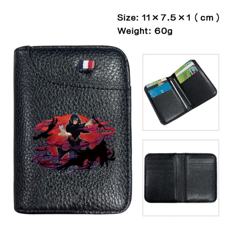 Naruto Anime PU Half Fold Wallet Card Bag 11X7.5X1cm 60G