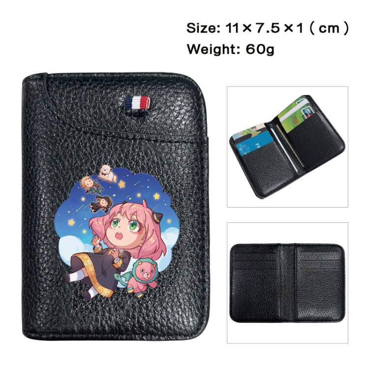 SPY×FAMILY Anime PU Half Fold Wallet Card Bag 11X7.5X1cm 60G