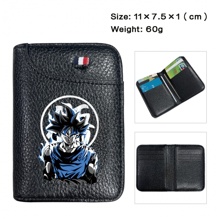 DRAGON BALL Anime PU Half Fold Wallet Card Bag 11X7.5X1cm 60G