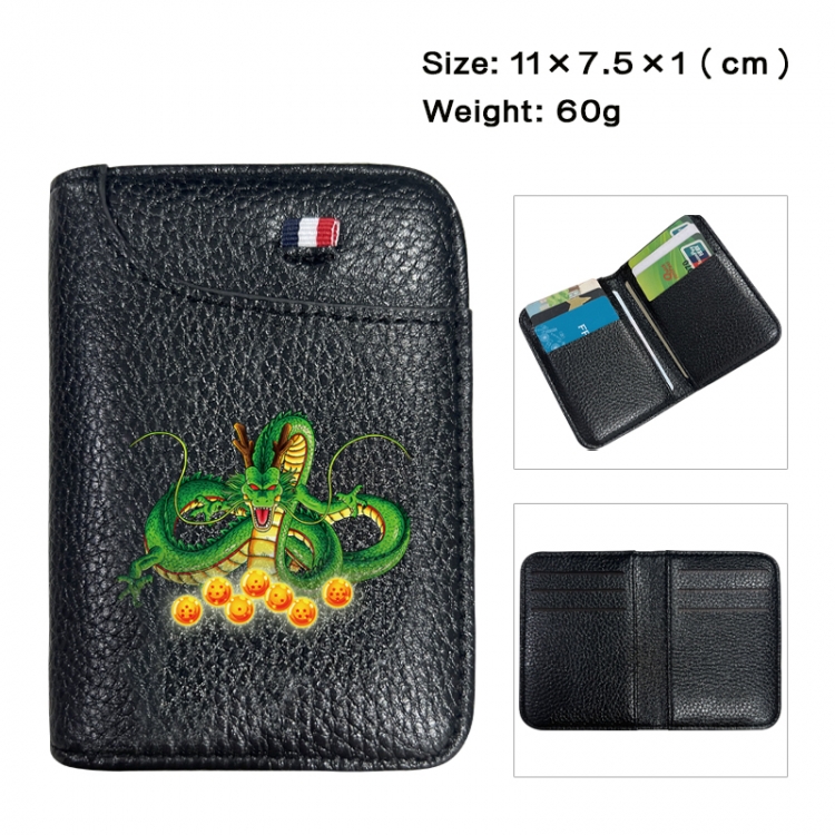 DRAGON BALL Anime PU Half Fold Wallet Card Bag 11X7.5X1cm 60G