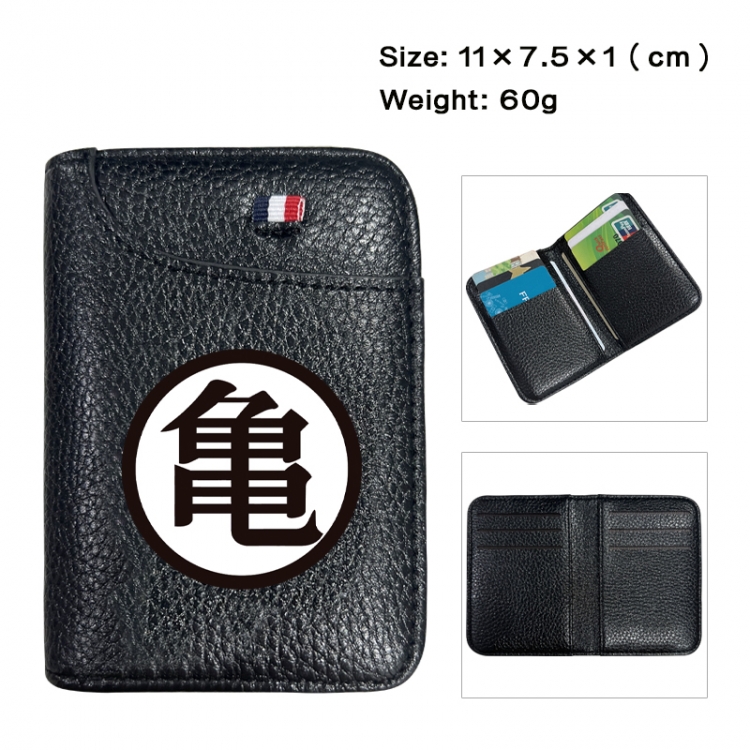 DRAGON BALL Anime PU Half Fold Wallet Card Bag 11X7.5X1cm 60G