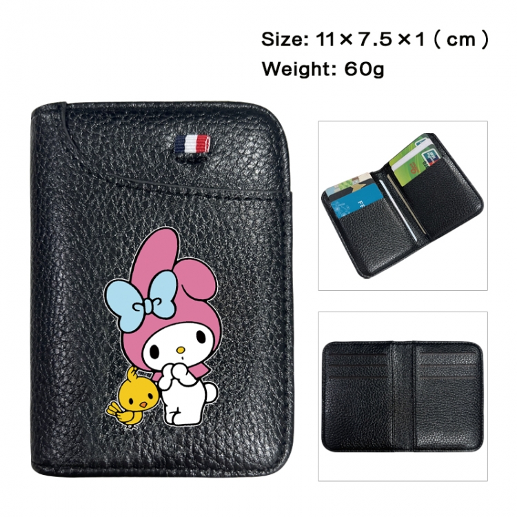 Sanrio Anime PU Half Fold Wallet Card Bag 11X7.5X1cm 60G