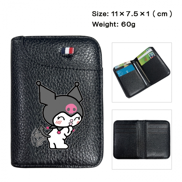 Sanrio Anime PU Half Fold Wallet Card Bag 11X7.5X1cm 60G