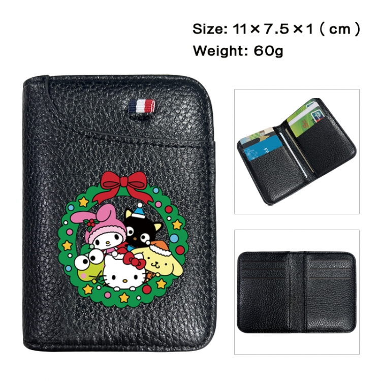 Sanrio Anime PU Half Fold Wallet Card Bag 11X7.5X1cm 60G