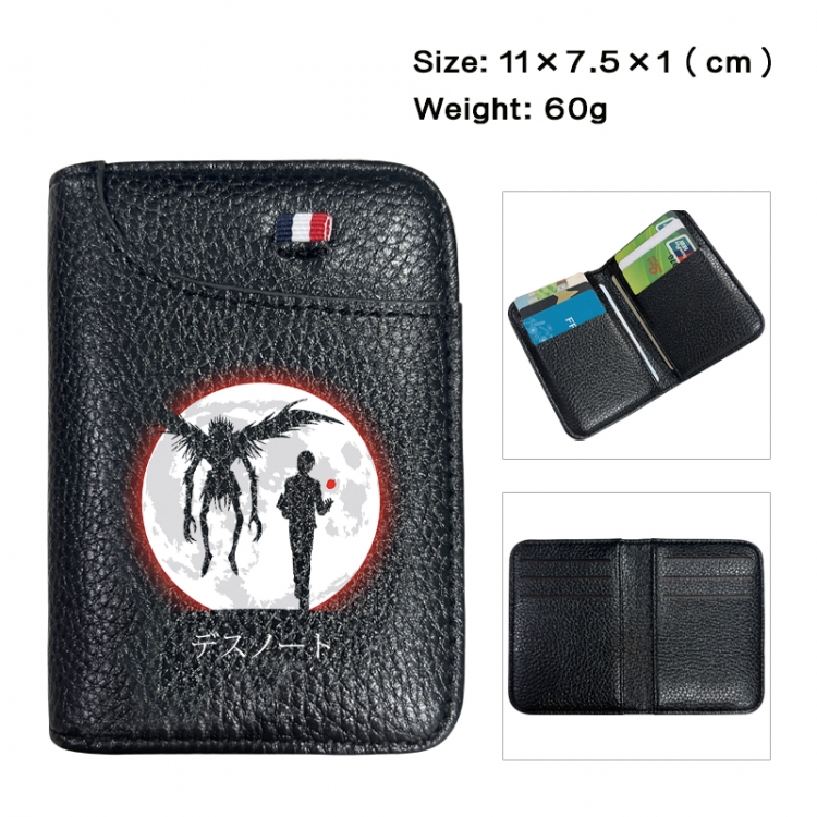 Death note Anime PU Half Fold Wallet Card Bag 11X7.5X1cm 60G