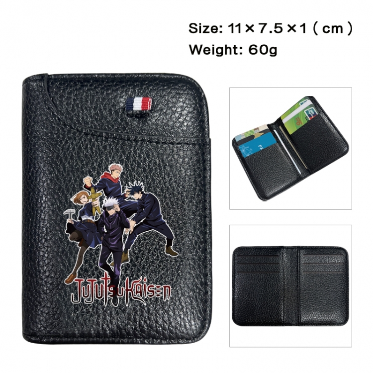 Jujutsu Kaisen Anime PU Half Fold Wallet Card Bag 11X7.5X1cm 60G