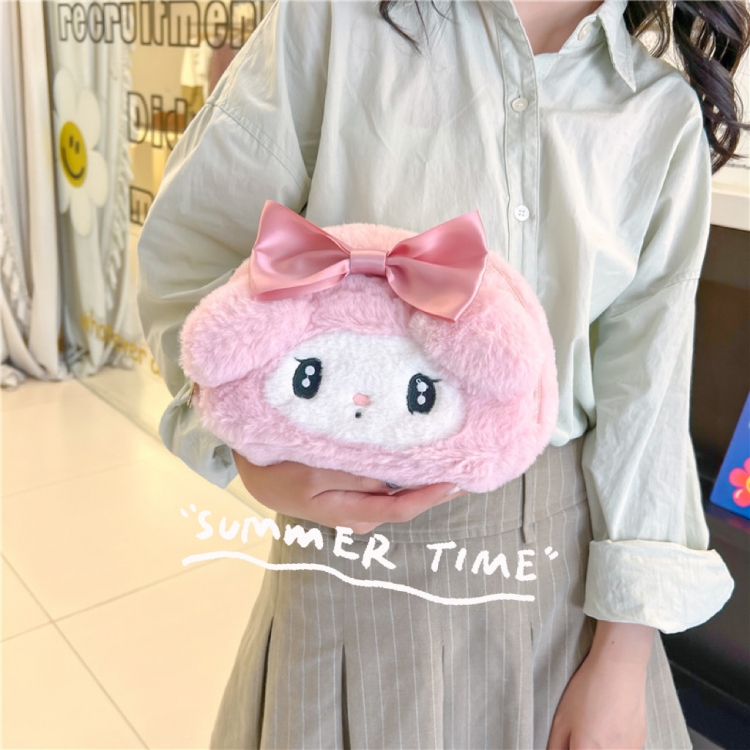 sanrio Portable travel bag, plush makeup bag  wash bag storage bag price for 3 pcs