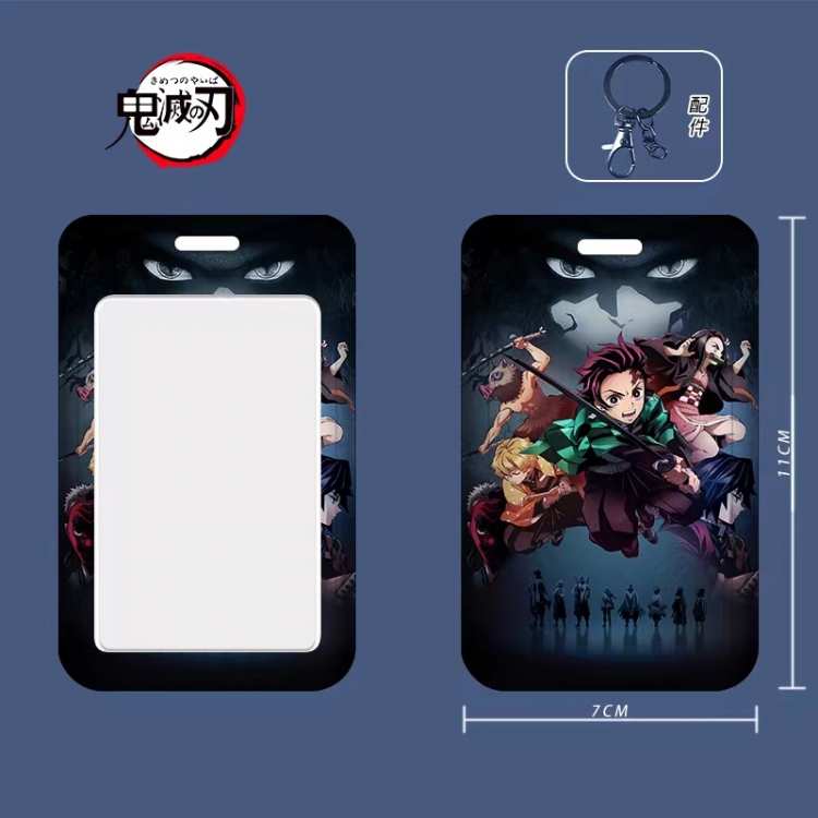 Demon Slayer Kimets Cartoon peripheral ID card sleeve Ferrule 11cm long 7cm wide price for 5 pcs