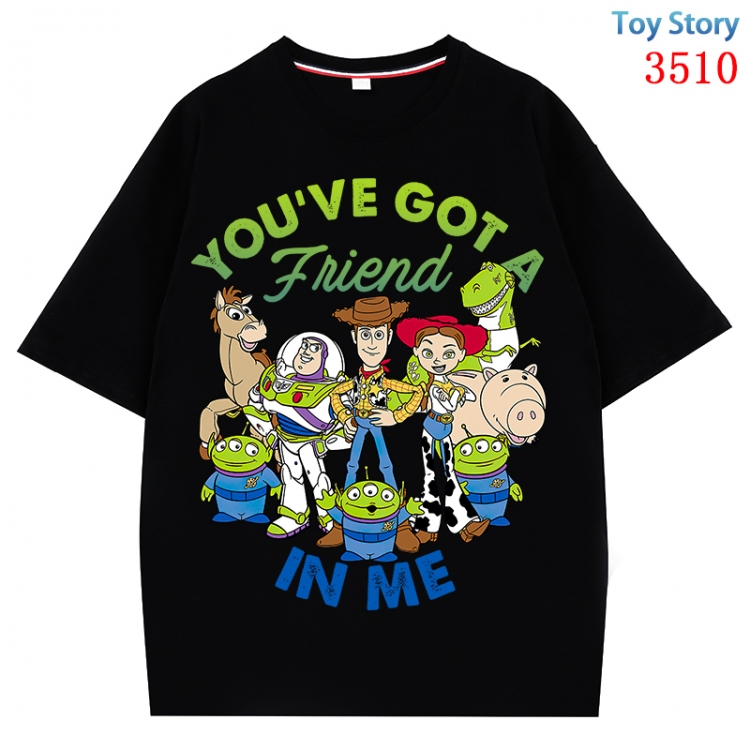 Toy Story Anime Cotton Short Sleeve T-shirt from S to 4XL  CMY-3510-2