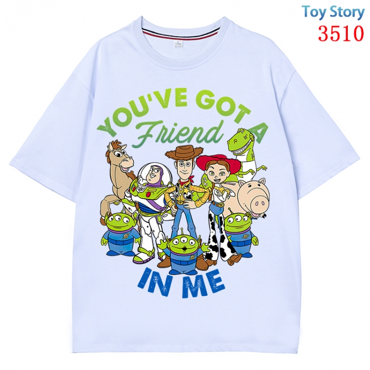 Toy Story Anime Cotton Short Sleeve T-shirt from S to 4XL  CMY-3510-1