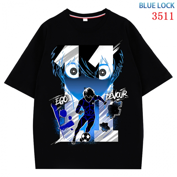 BLUE LOCK Anime Cotton Short Sleeve T-shirt from S to 4XL CMY-3511-2